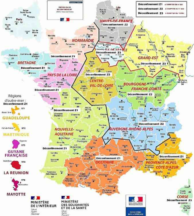 carte de france