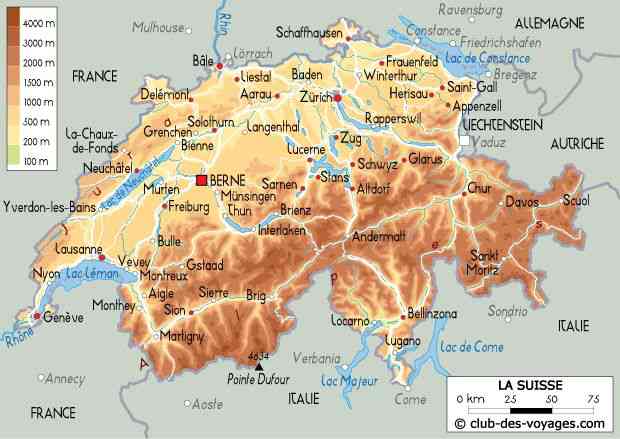 carte de suisse