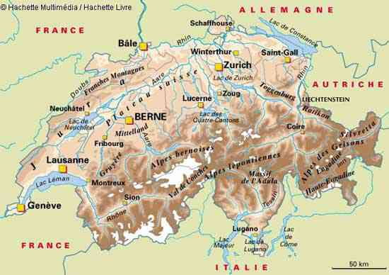 carte de suisse
