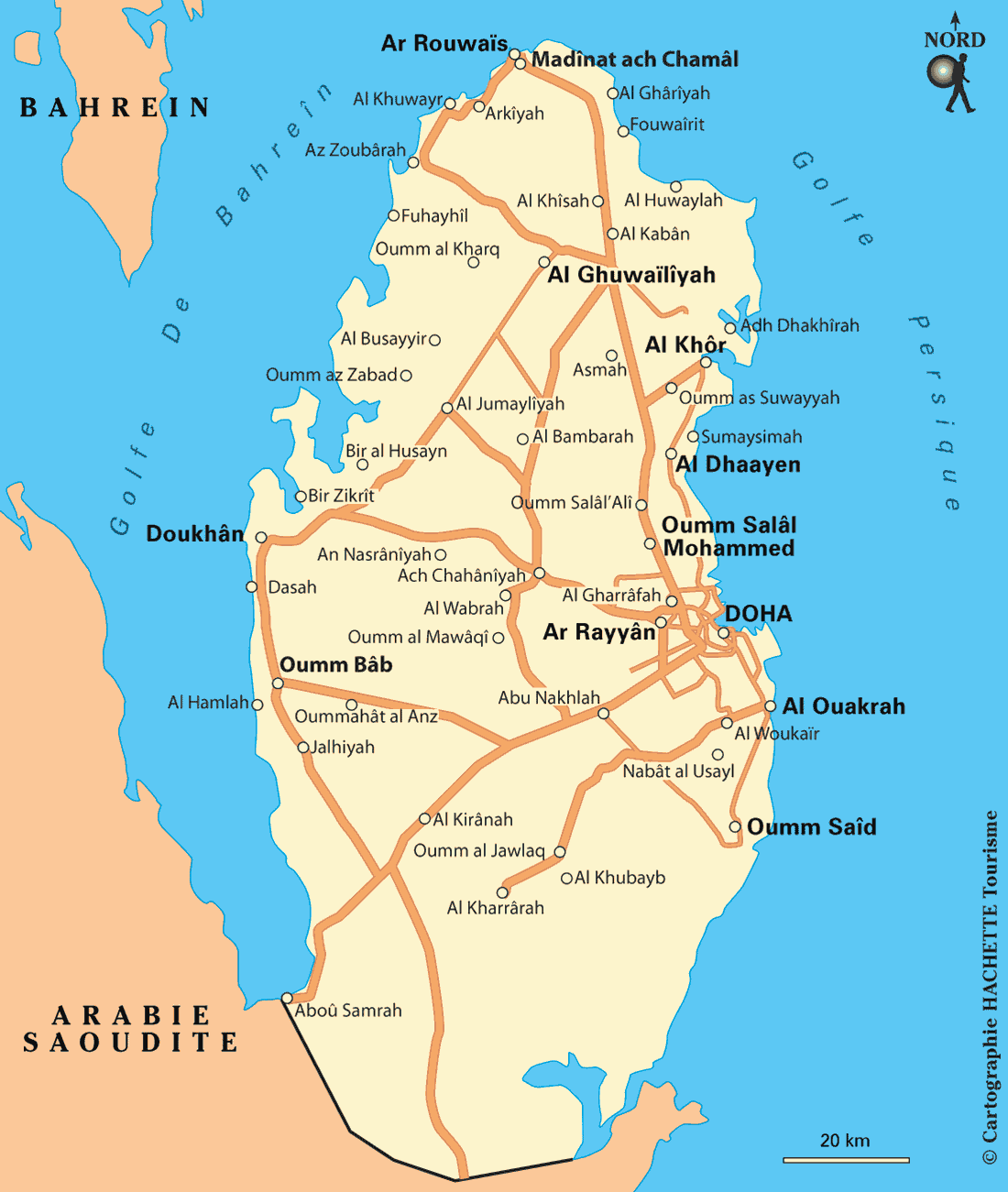 carte du qatar