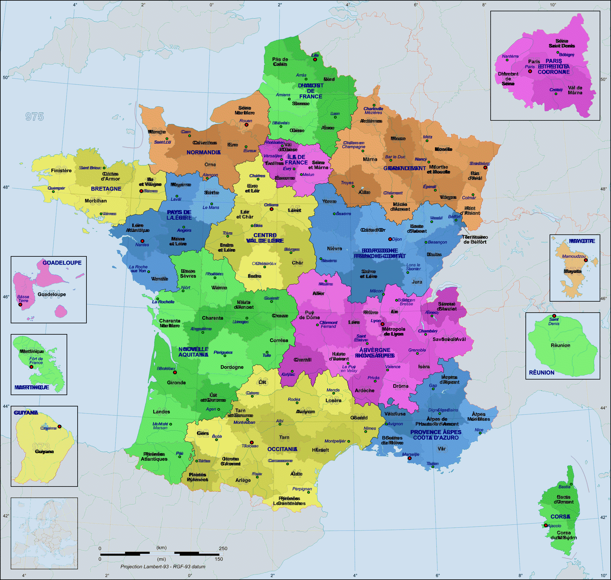 Carte France Department