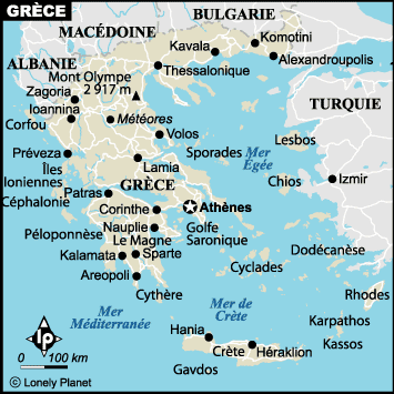 carte grece images