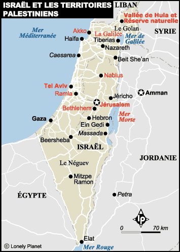 carte israel