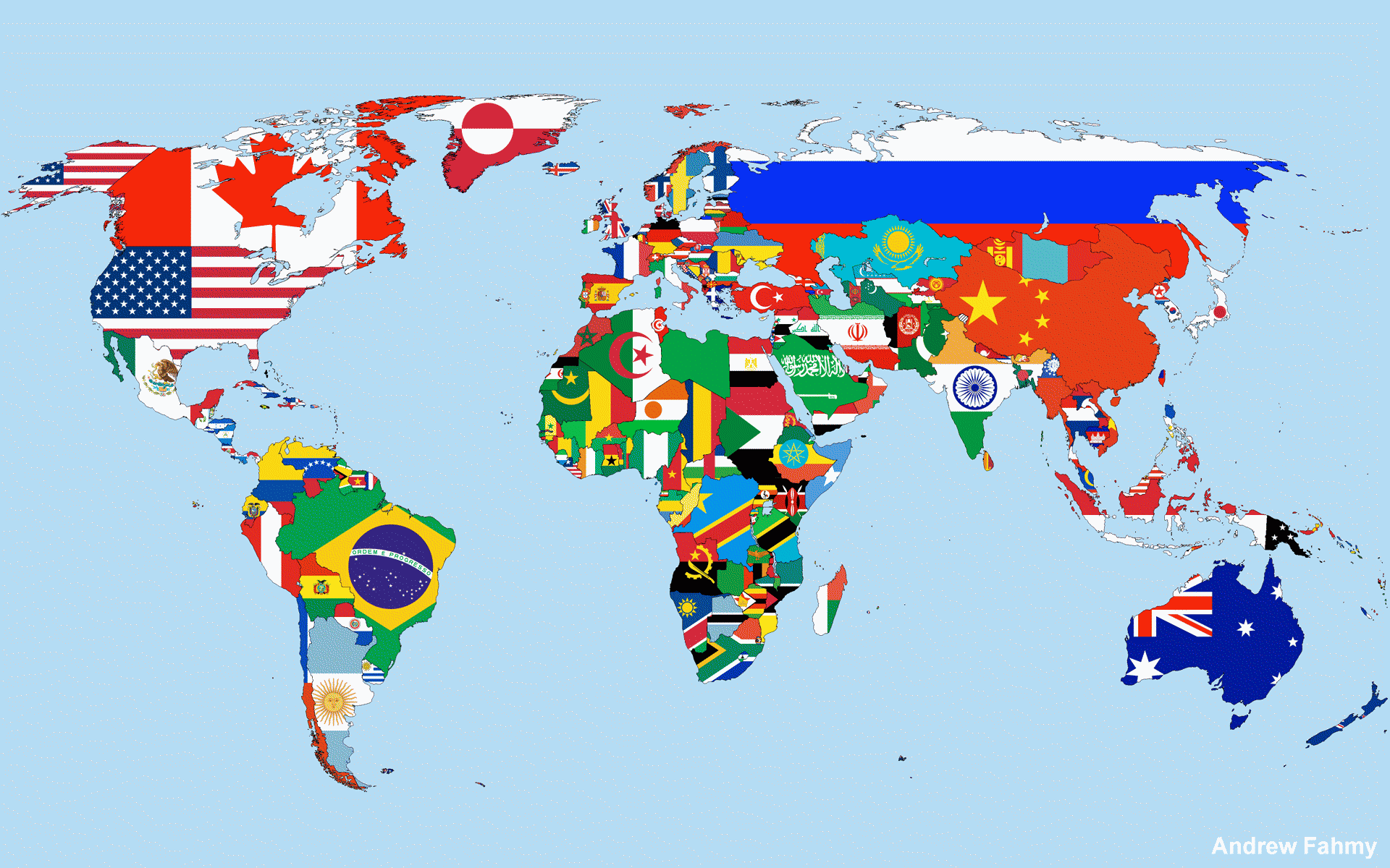carte mondiale avec pays du monde