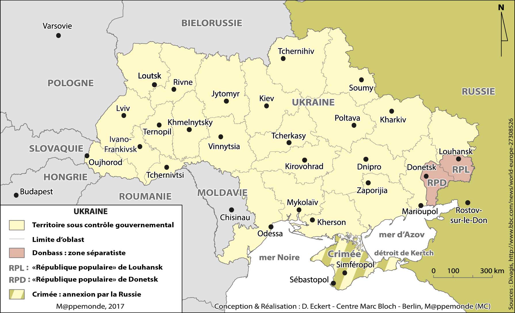 carte ukraine