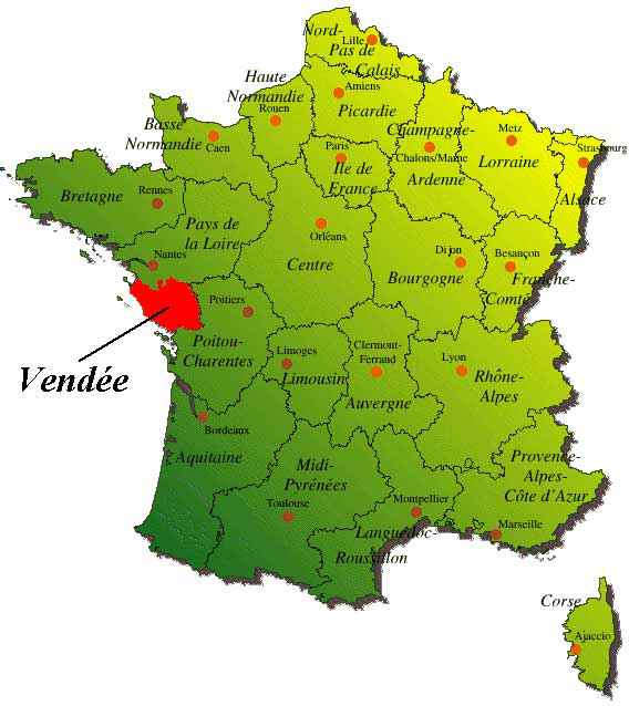 D partement De La Vend e Carte De France Carte Plan Voyage D partement De La Vend e Carte De France Carte Plan Voyage