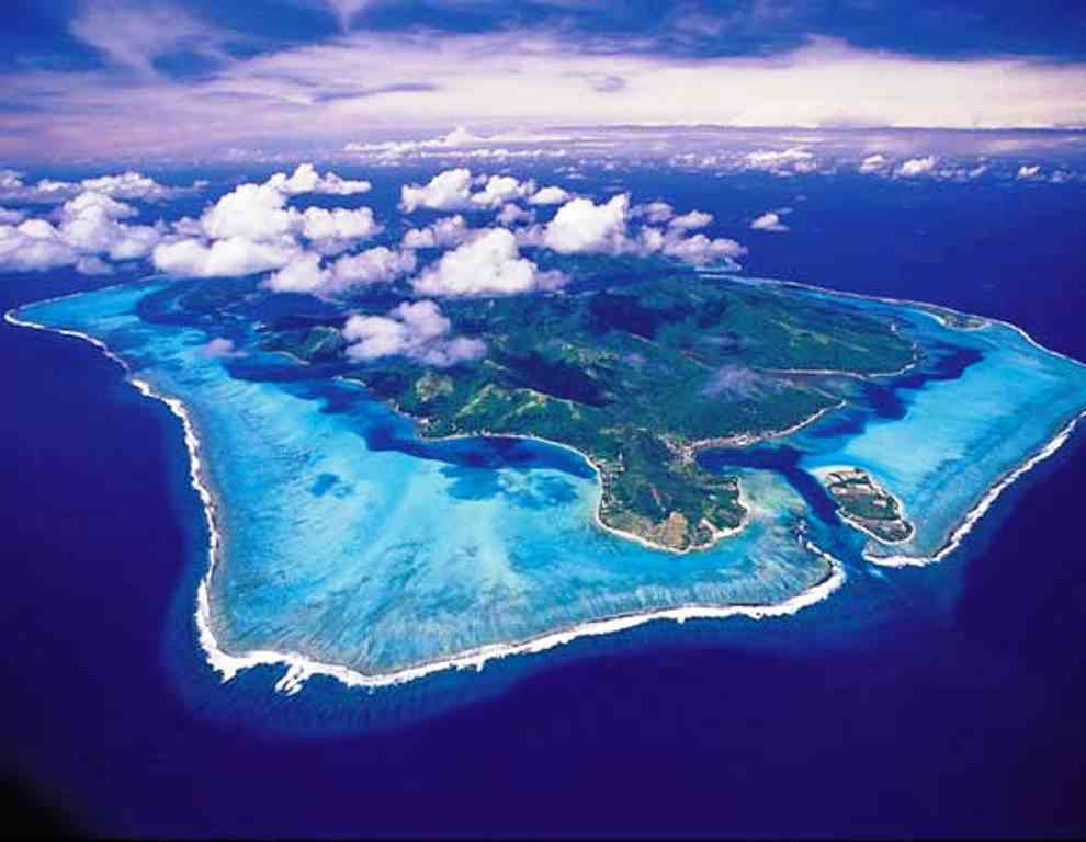 Ile De Huahine ≡ Voyage - Carte - Plan