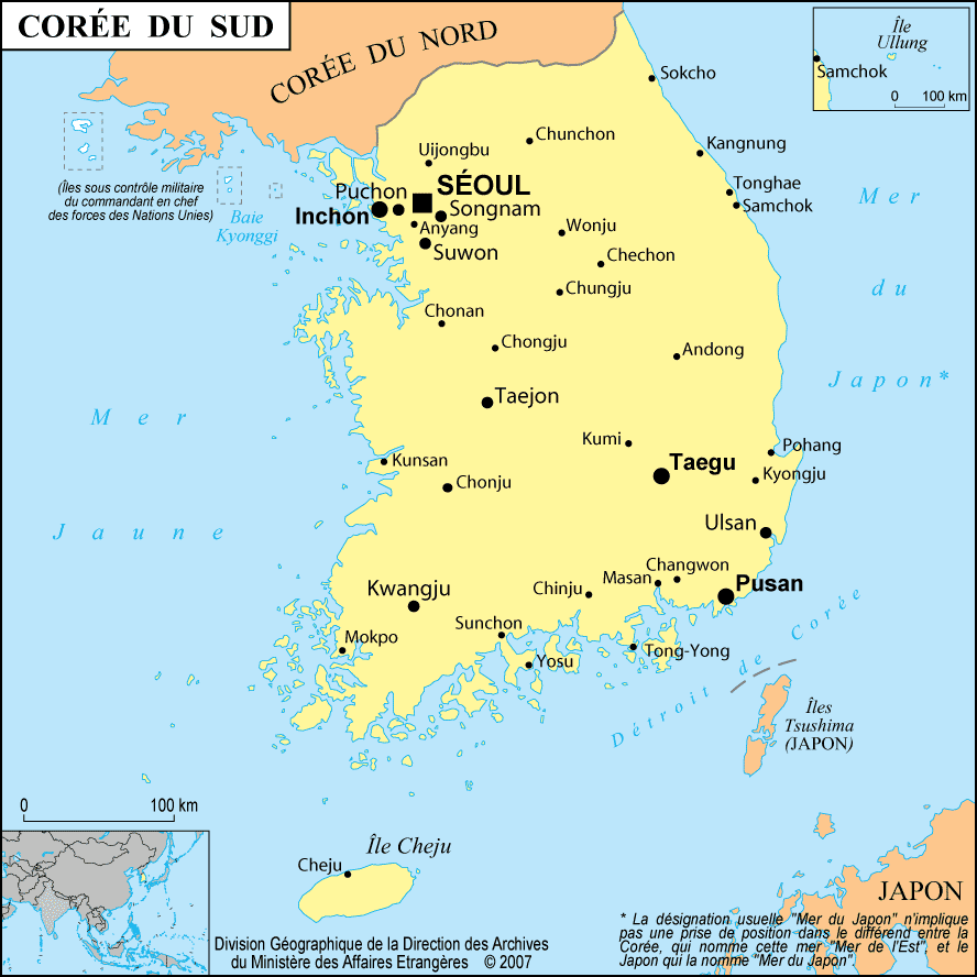 la coree du sud