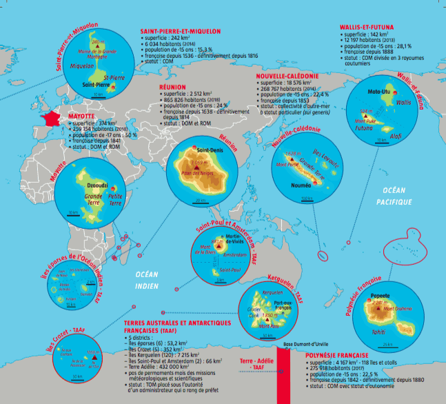 La France d Outre Mer ≡ Voyage - Carte - Plan