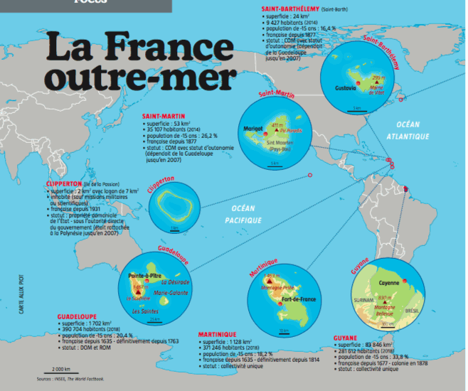 La France d Outre Mer ≡ Voyage - Carte - Plan