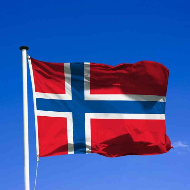 couleurs du drapeau de la norvège