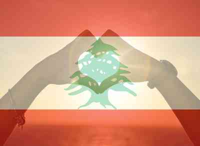 le liban drapeau