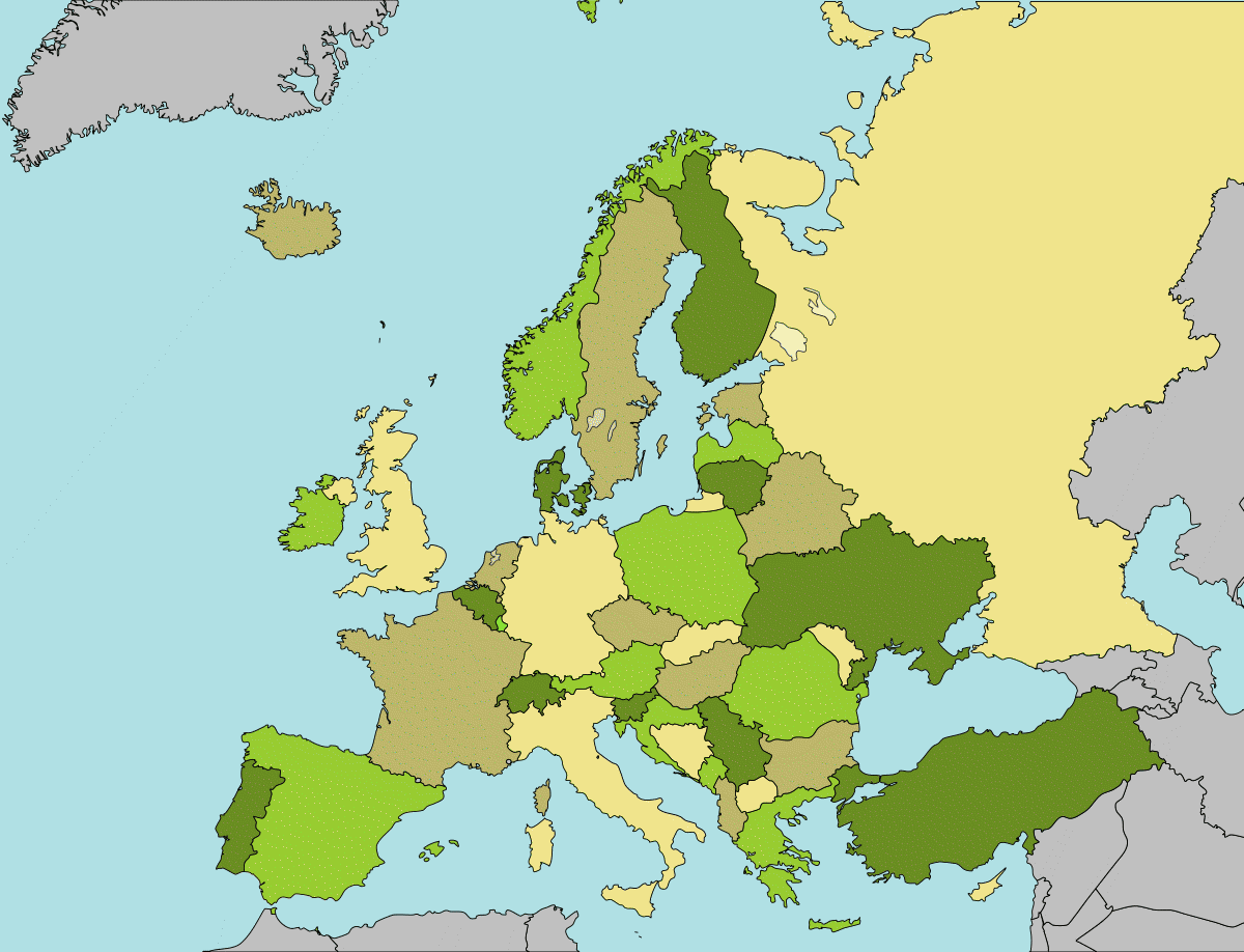 map of europe