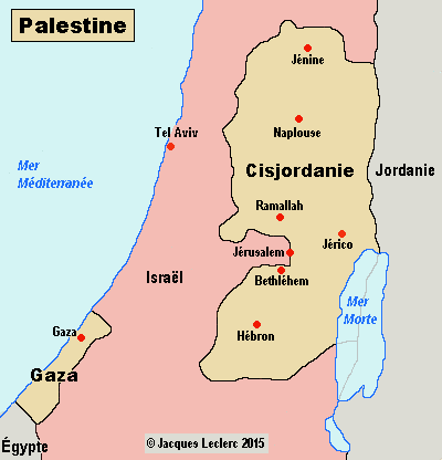 palestine carte