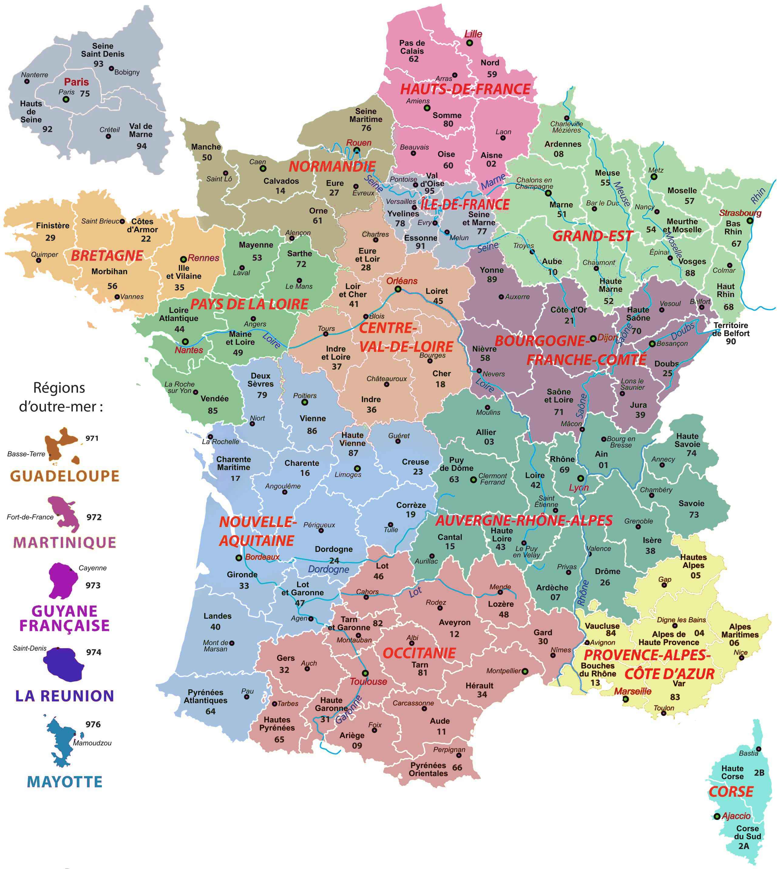 regions francaises