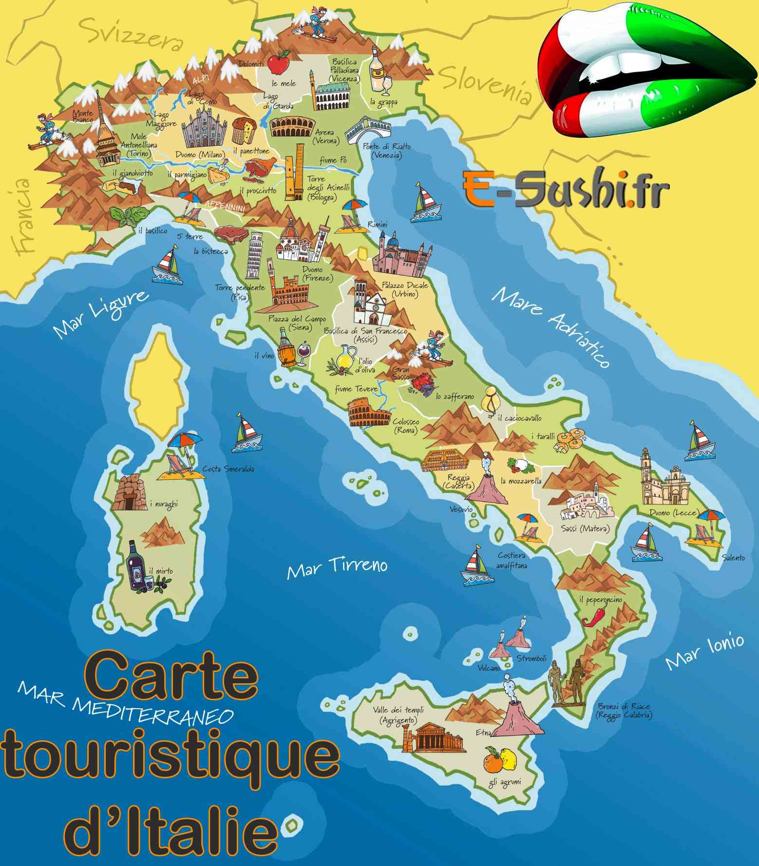 sites touristiques italie