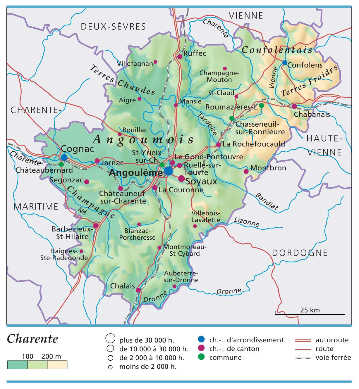 Charente Map