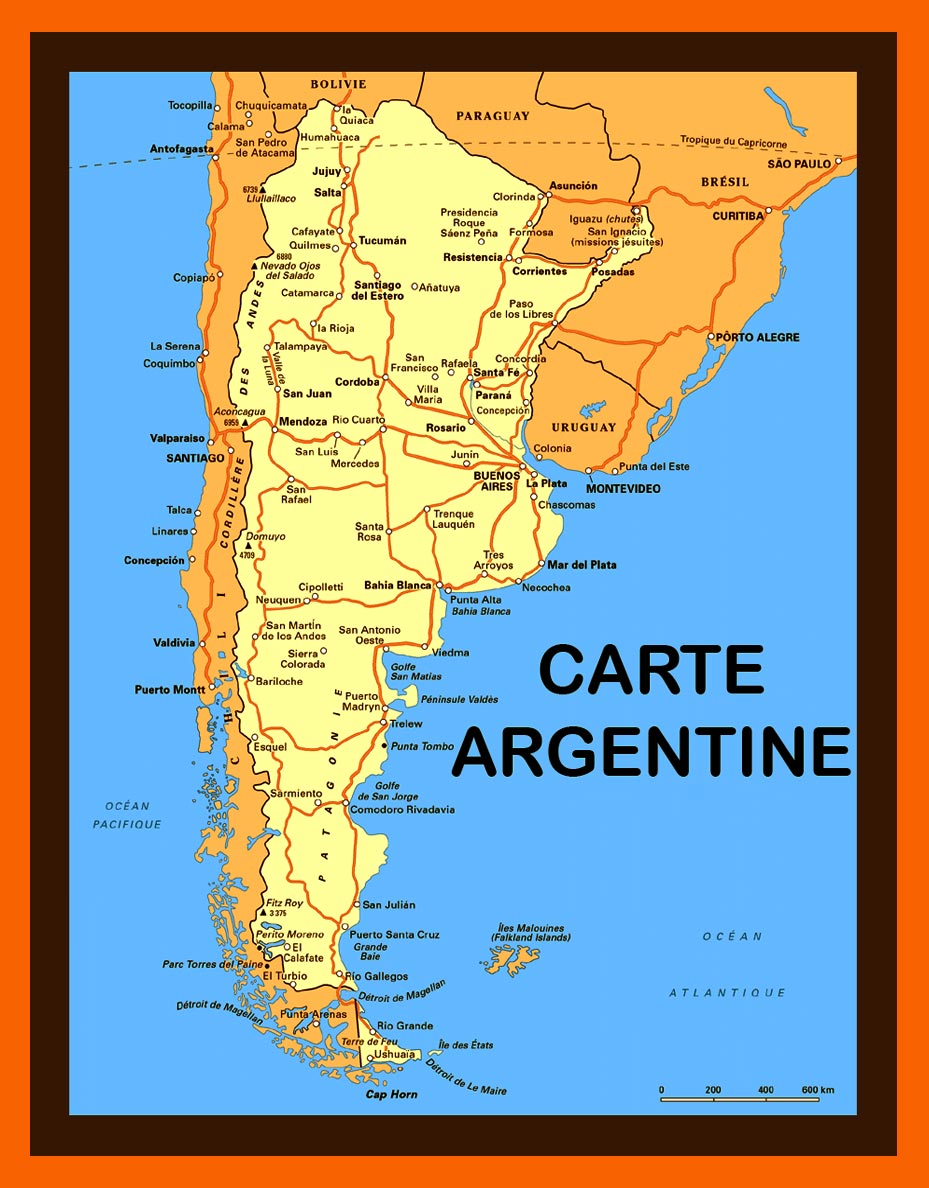 Carte Argentine et Plan - Arts et Voyages