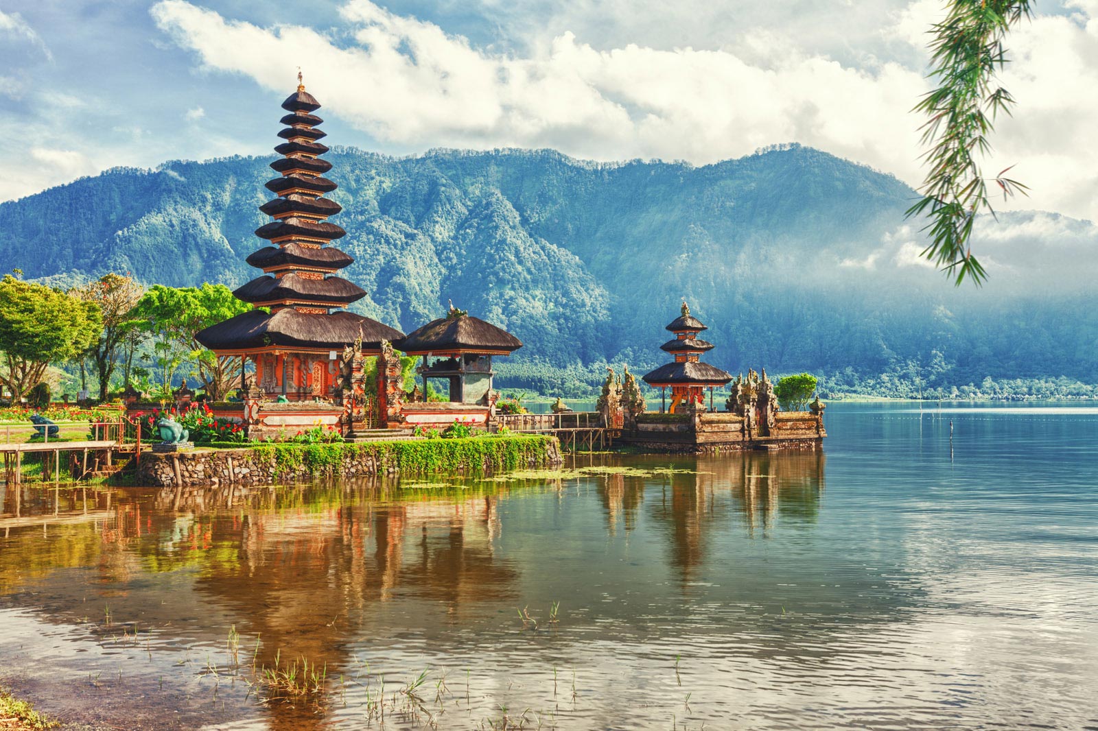 Paysage de Bali - Temple