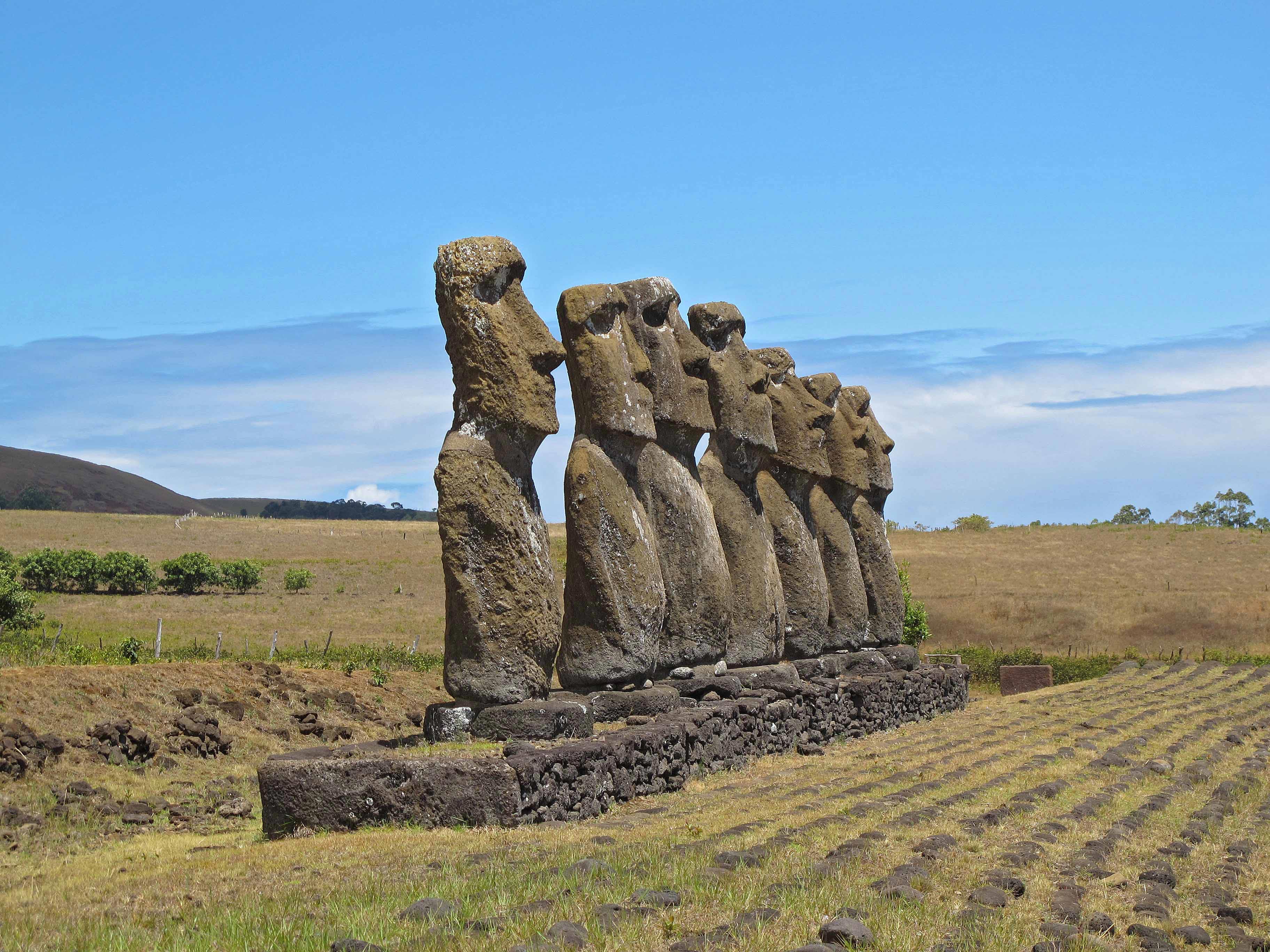 Statues - Iles de paques - Chili