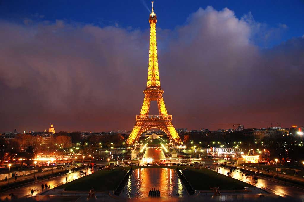 tour-eiffel - Photo de nuit
