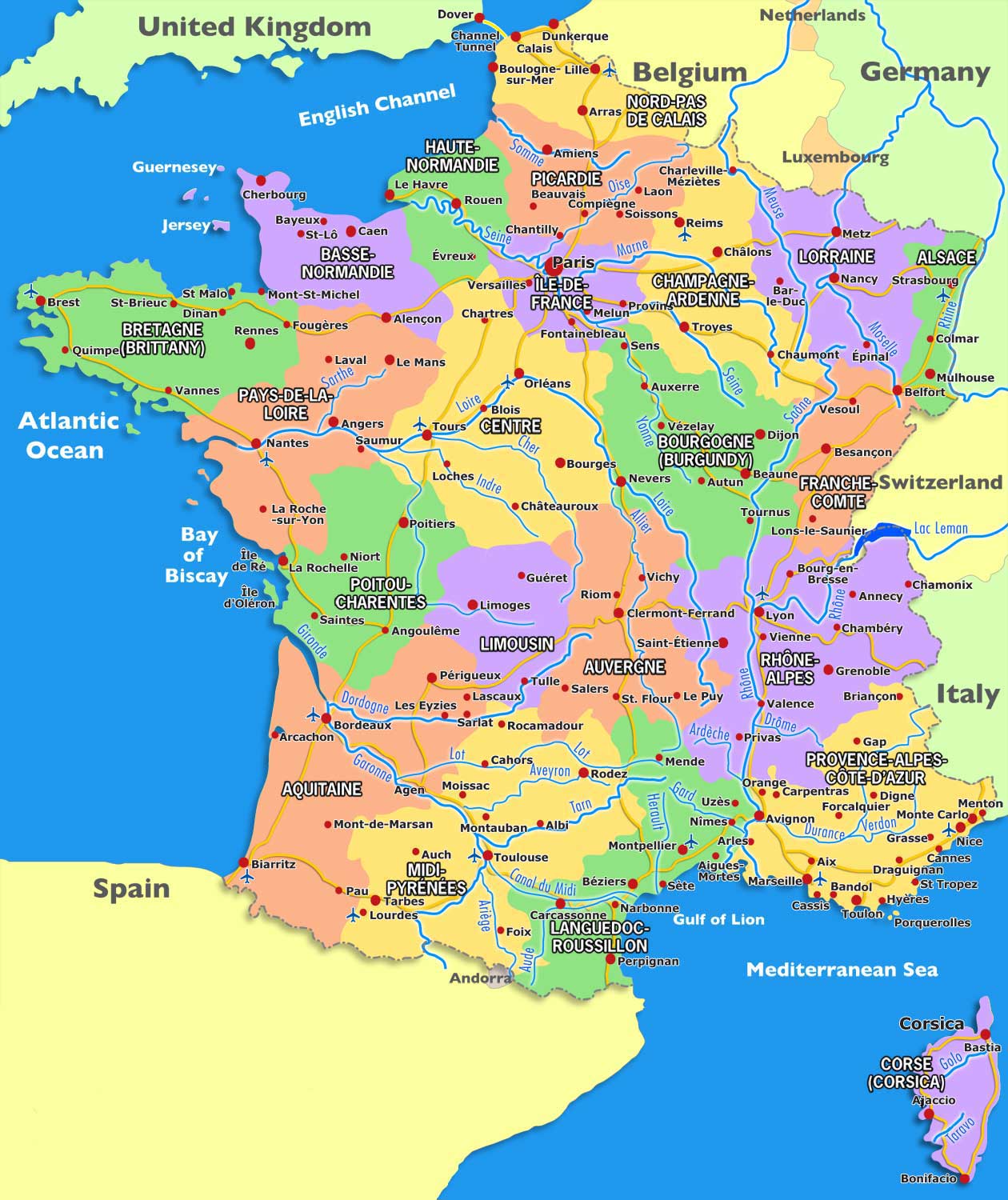 Mapa De France