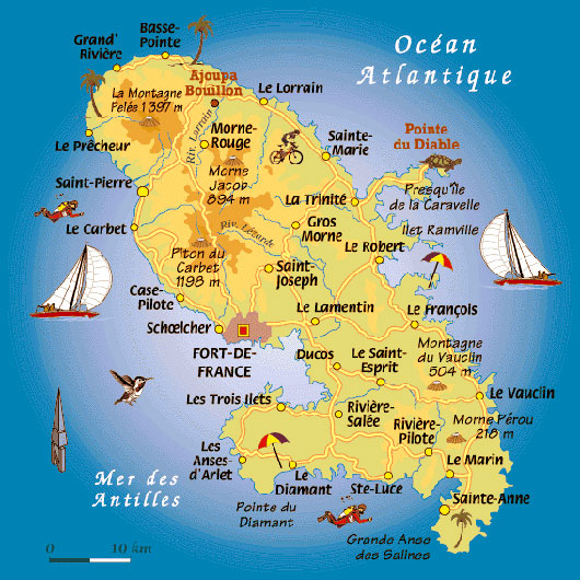 Tourisme gastronomie à la Martinique