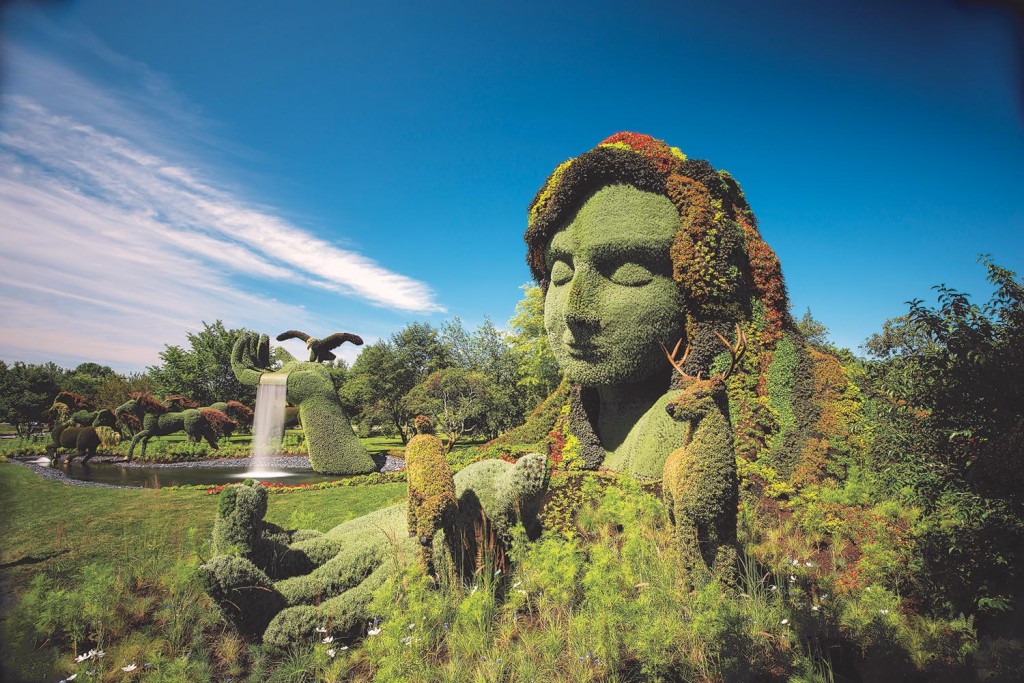 Mosaiculture internationale de Montréal - la Terre mère