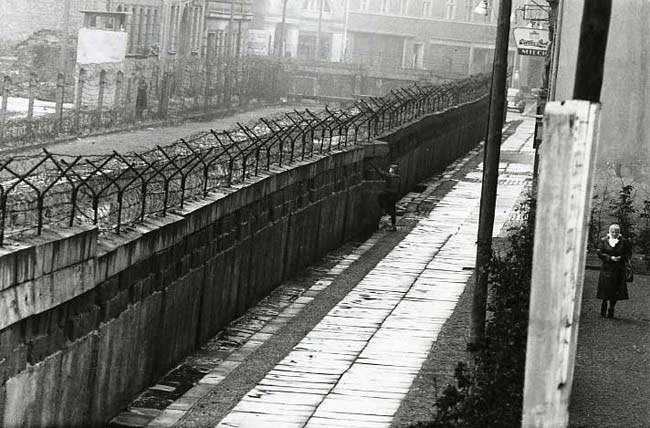 Le mur de Berlin avant 1989