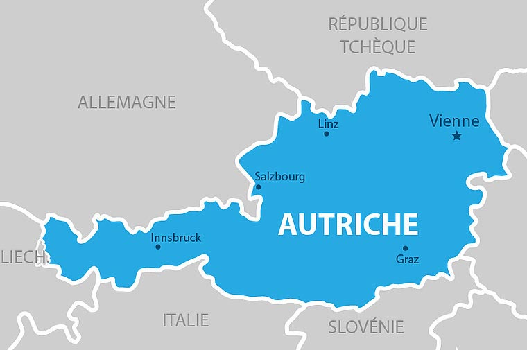 Autriche carte
