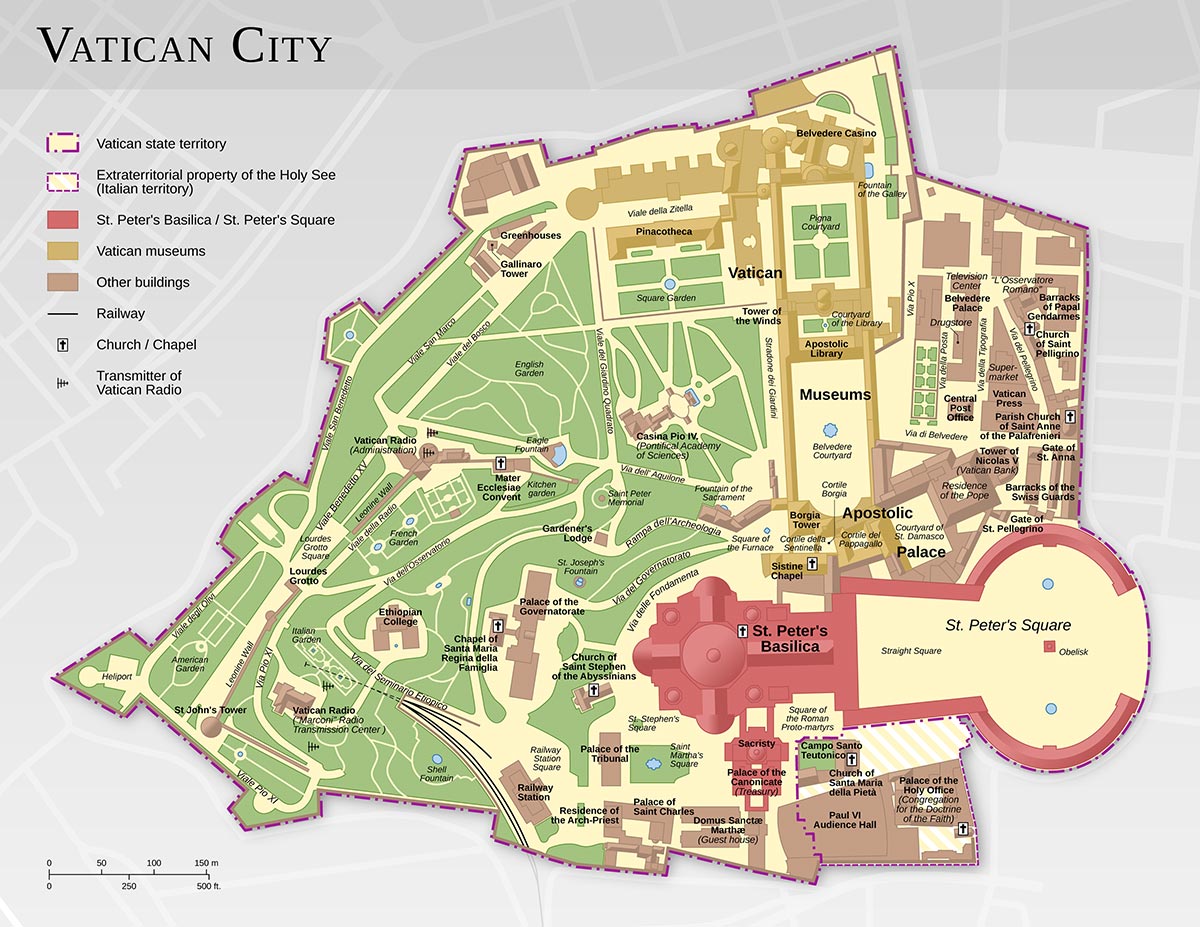 Plan - Ville du Vatican