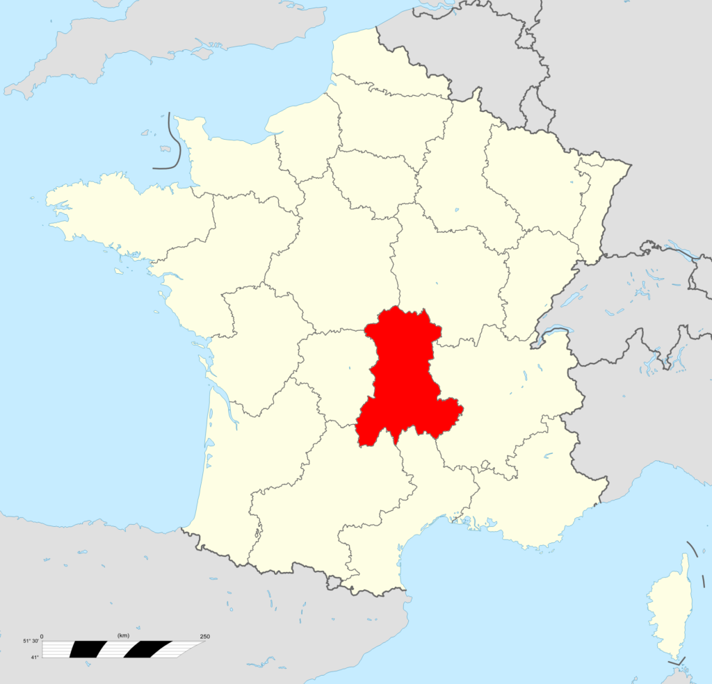  Auvergne - Carte de France