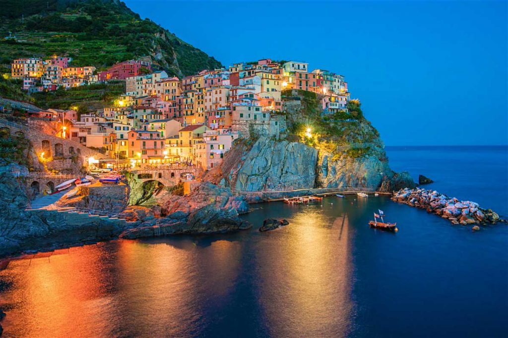 Cinque Terre - Photo de nuit