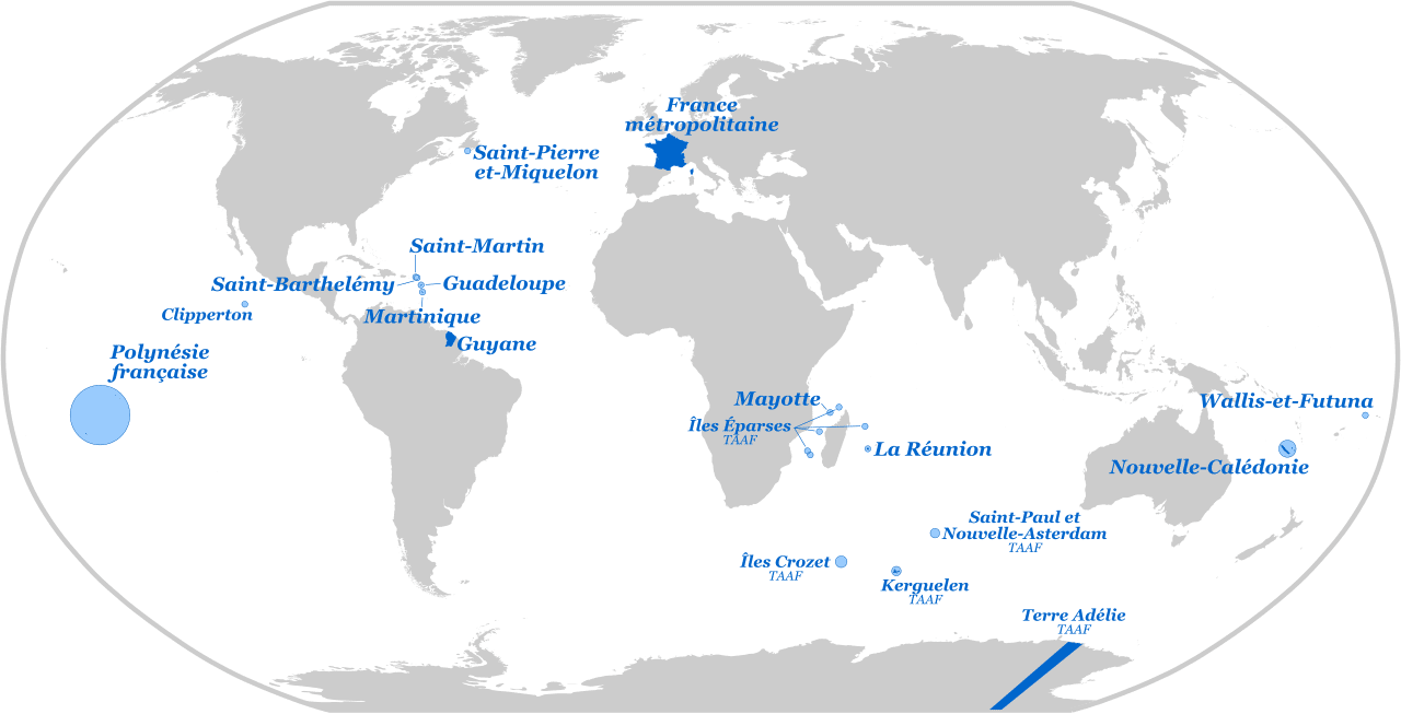 terre adelie carte du monde