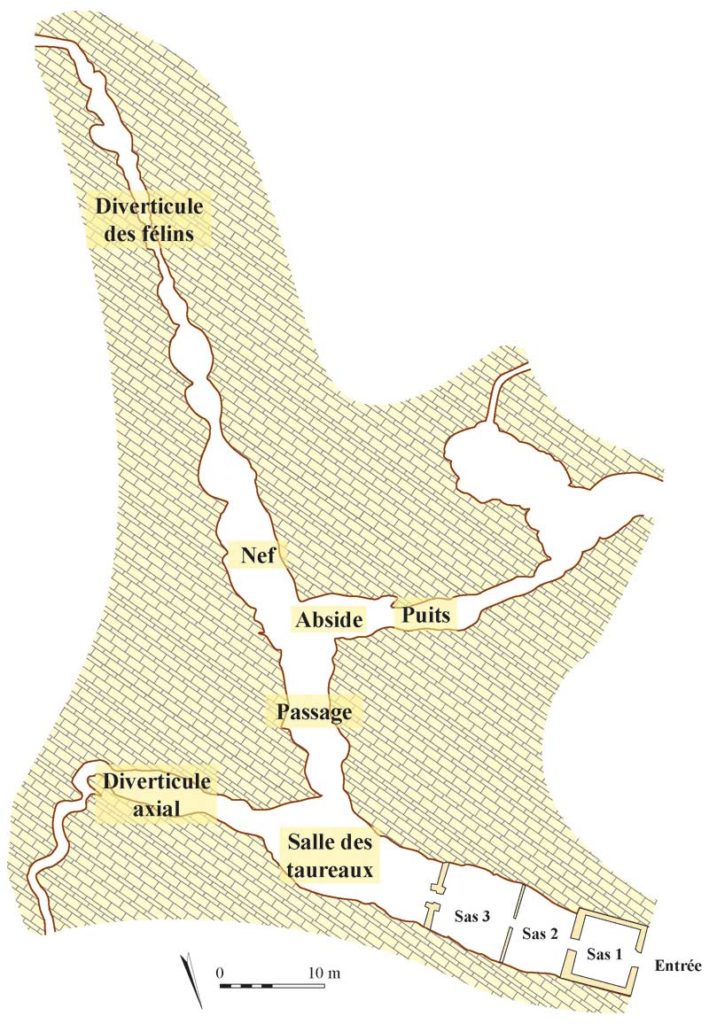 Plan de la Grotte de Lascaux
