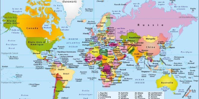Carte du Monde
