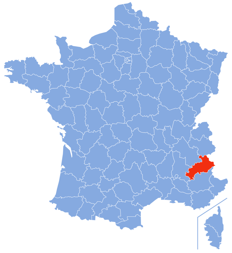 Carte de France Hautes Alpes