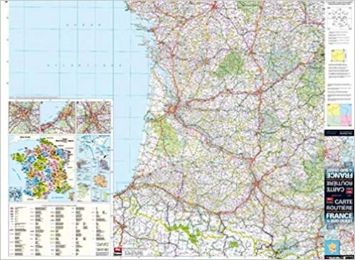 Carte de France - Sud Ouest