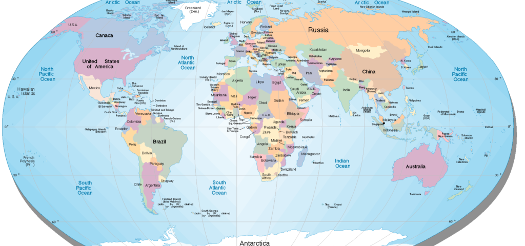 Carte du monde