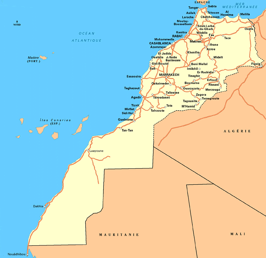 sites touristiques du maroc