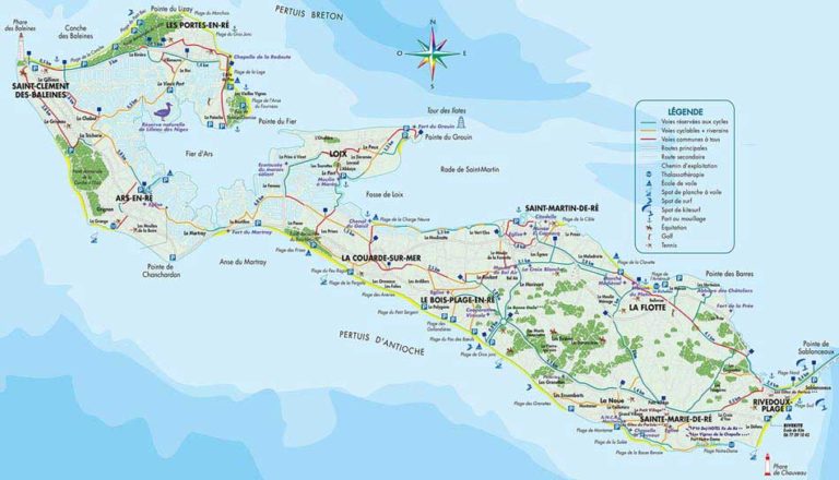 Ile De R Voyage Carte Plan ile-de-r-voyage-carte-plan