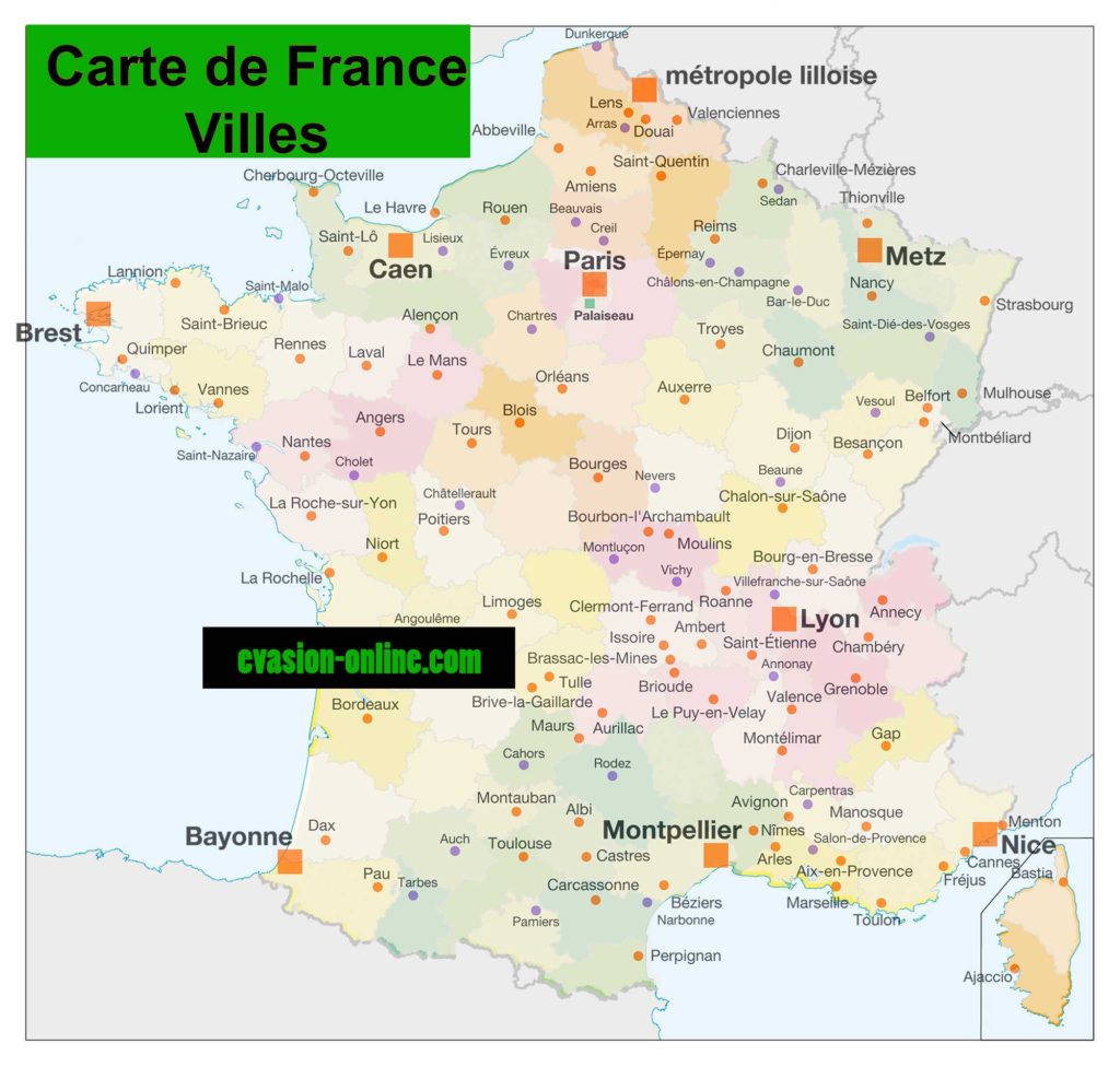 carte-france-villes