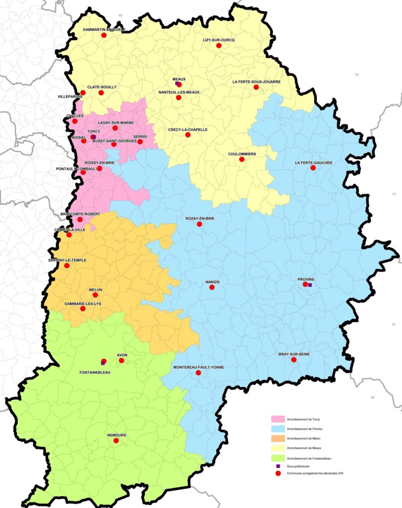 Carte De La Seine Et Marne Voyage Carte Plan