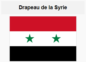 Syrie drapeau