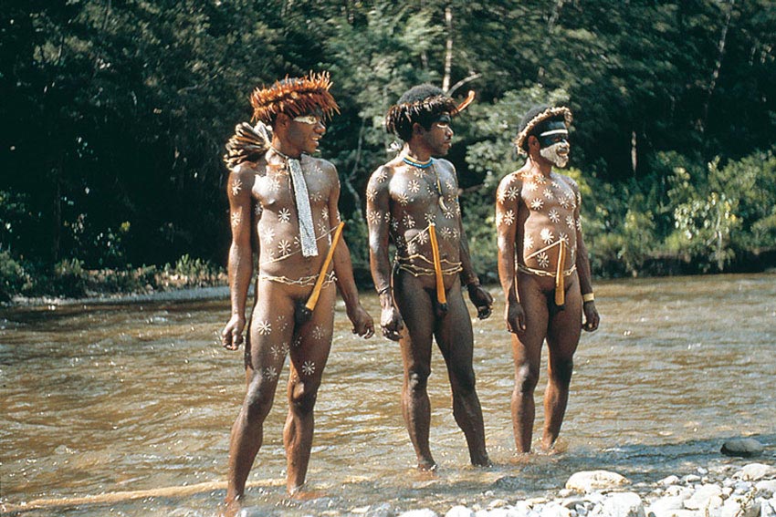Habitants de Papouasie Occidentale