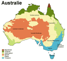 Australie - carte