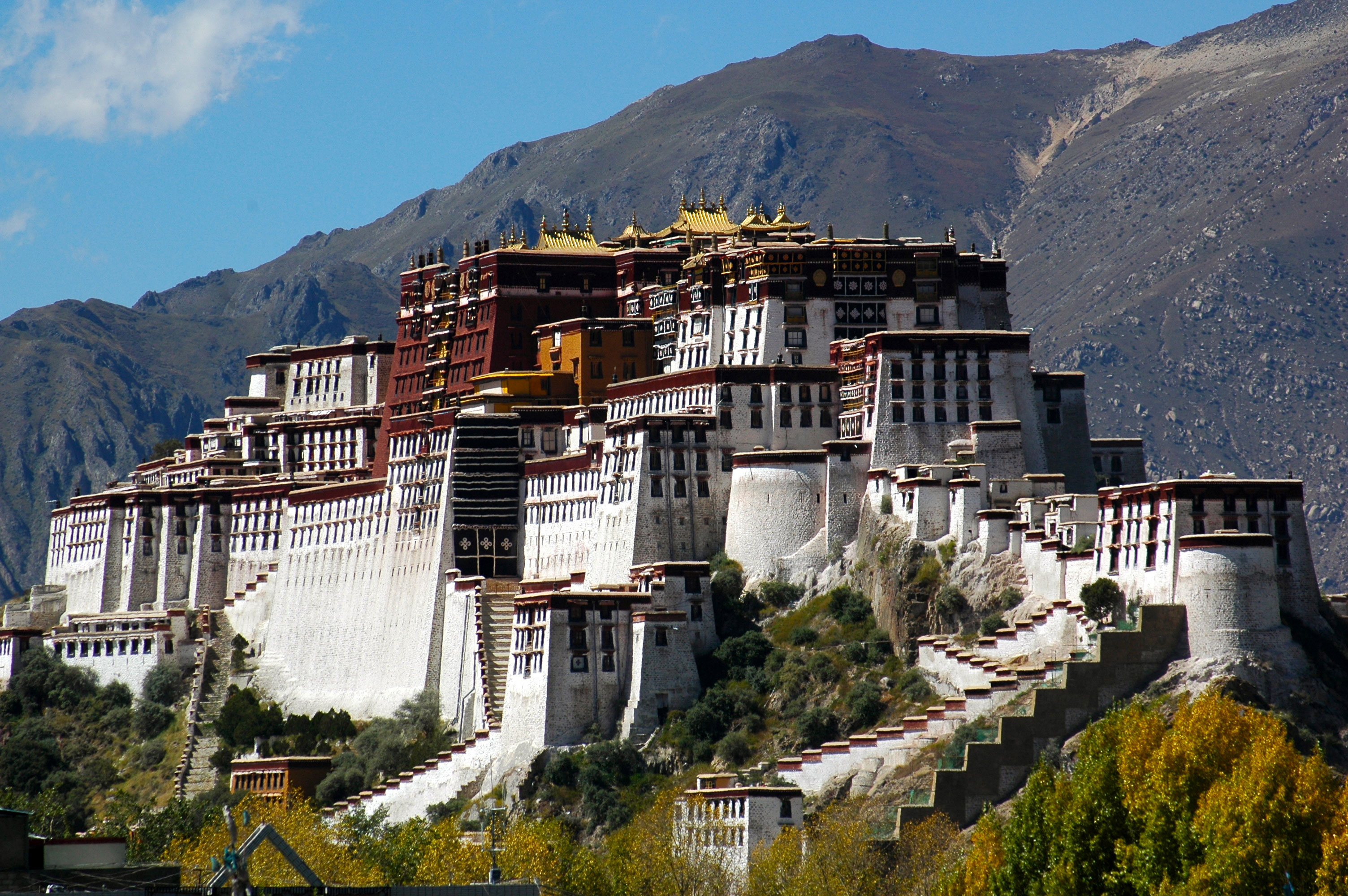 Tibet - Lhasa ville du Potala