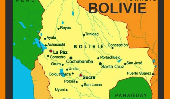 Bolivie - Carte
