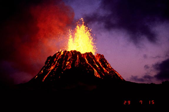 Eruption du volcan kilauea