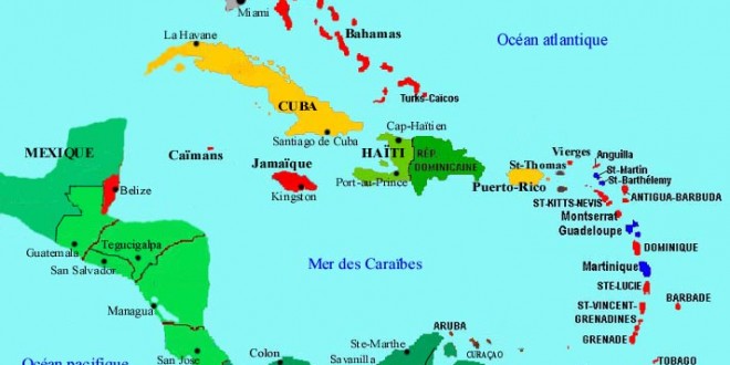 Antilles - Carte